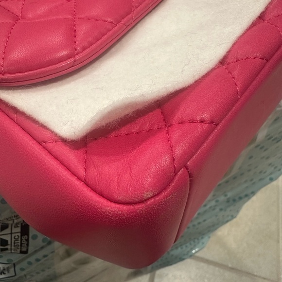 Chanel Fuchsia Quilted Shoulder Bag - Picture 9 of 12